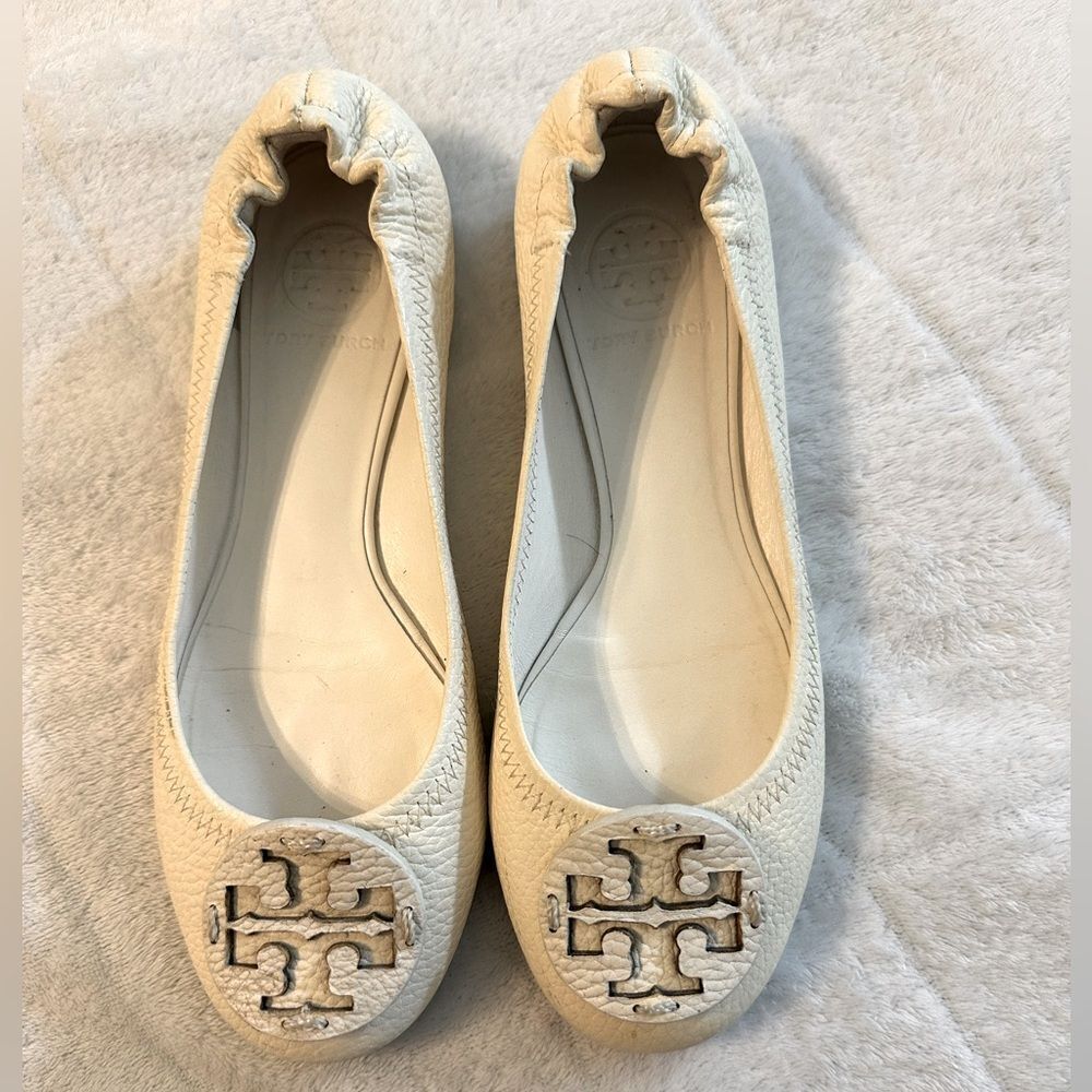 Tory Burch Cream Flats